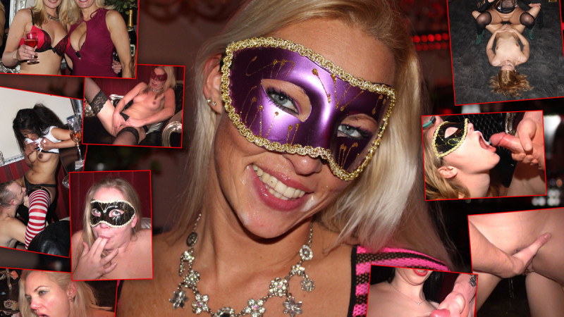 Film Beestachtige spuitfonteinen van exploderende meiden