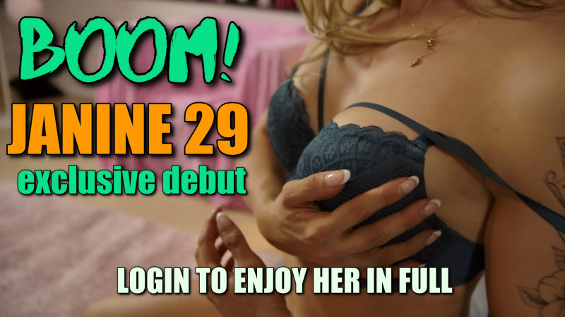 Film BOOM! Gorgeous Janine (29) debuts with banging sex